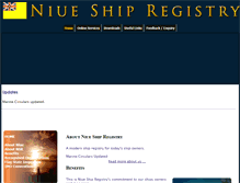 Tablet Screenshot of niueship.com